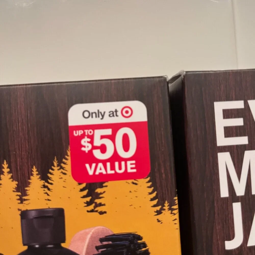 Beard‎ Grooming Set (TWO) -Every Man Jack Sandalwood Beard Grooming Gift (NEW)